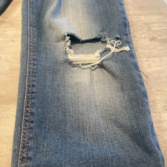 Ripped blue jeans - MANGO - Picture 5 of 8